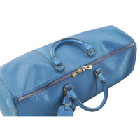 Louis Vuitton Keepall 50 aus Leder in Blau