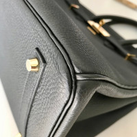 Hermès Birkin Bag 35 Leer in Zwart