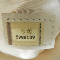 Chanel Lamb Skin White CC Logos Handtas Tote Bag