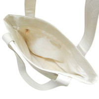 Chanel Lamb Skin White CC Logos Handtas Tote Bag