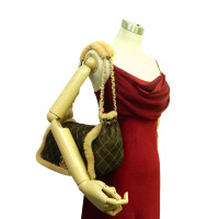 Chanel Mouton Brown Beige Flap Chain Shoulder Bag