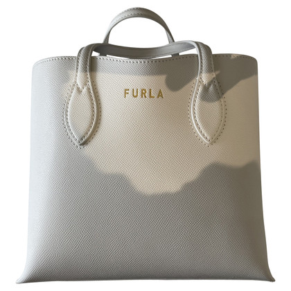 Furla Tote bag Leather in White