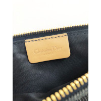 Christian Dior Saddle Bag Denim in Blauw