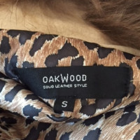 Oakwood Giacca in pelle con pelliccia di volpe