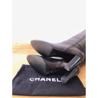 Chanel bottes en cuir