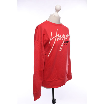 Hugo Boss Oberteil aus Baumwolle in Rot