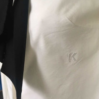 Karl Lagerfeld Blouse in white / black