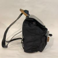 Gucci Bamboo Backpack Canvas in Zwart