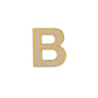 Rebelle Lettera B dell´ alfabeto adesive 