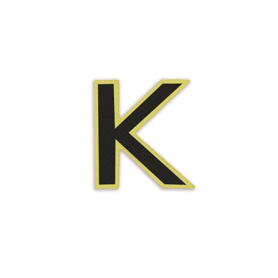 Rebelle Lettera K dell´ alfabeto adesive 