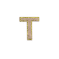 Rebelle Lettera T dell´ alfabeto adesive 