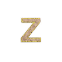 Rebelle Lettera Z dell´ alfabeto adesive 