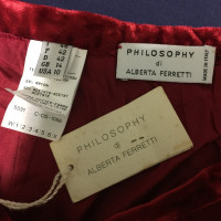 Philosophy Di Alberta Ferretti Jupe en velours