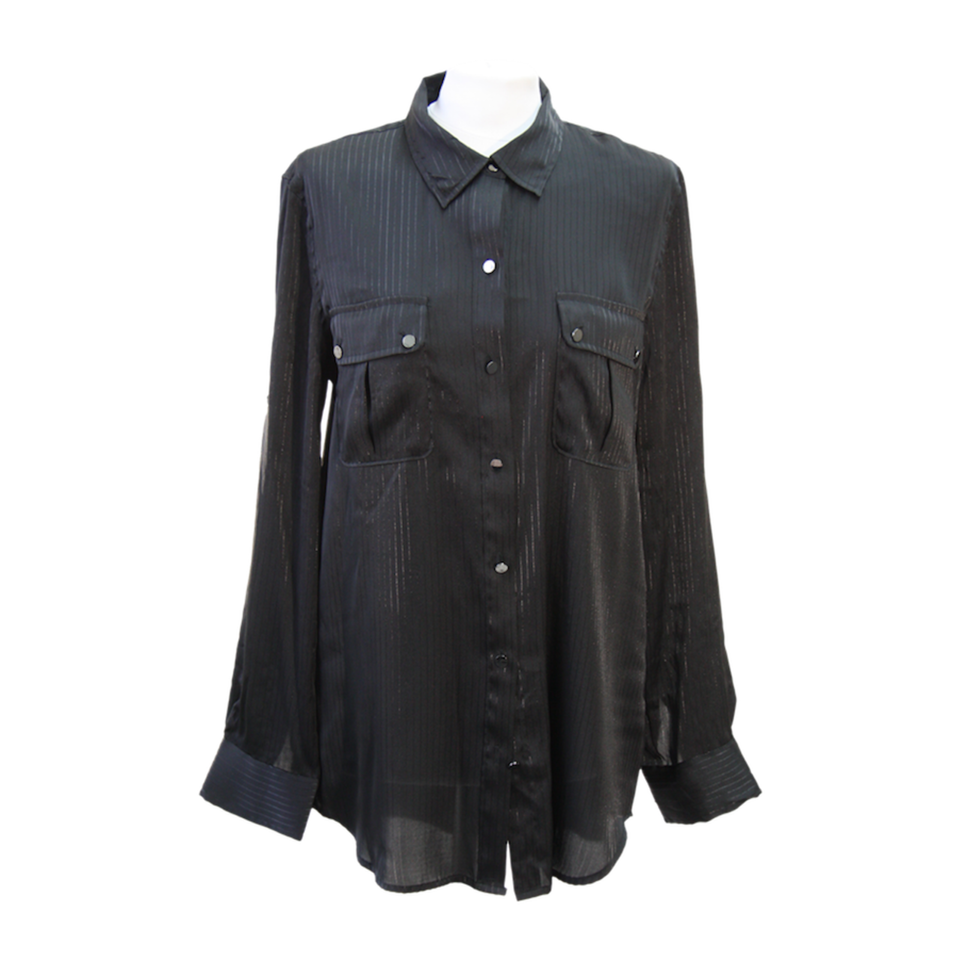 Calvin Klein Shirt blouse in black