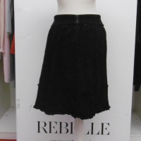 Chanel Wollen rok in zwart
