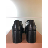 Miu Miu Lace-up shoes with block heel