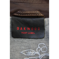 Oakwood Giacca di pelle marrone