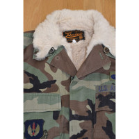 Barbed Parka with camouflage pattern
