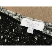 Escada Sweater in zwart / wit