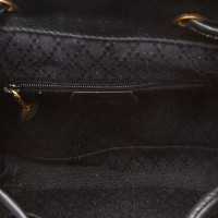 Gucci Bamboo Backpack aus Leder in Schwarz