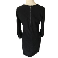 Hugo Boss Kleid aus Baumwolle in Schwarz