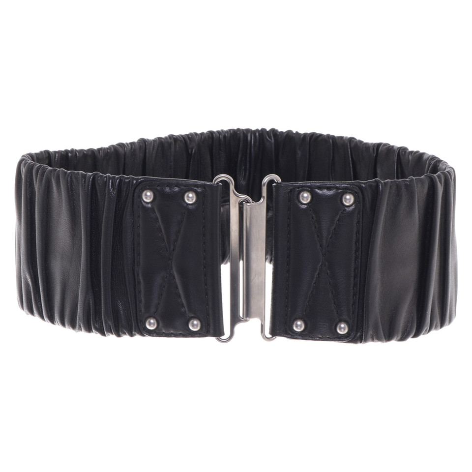 Miu Miu Leather waist belt