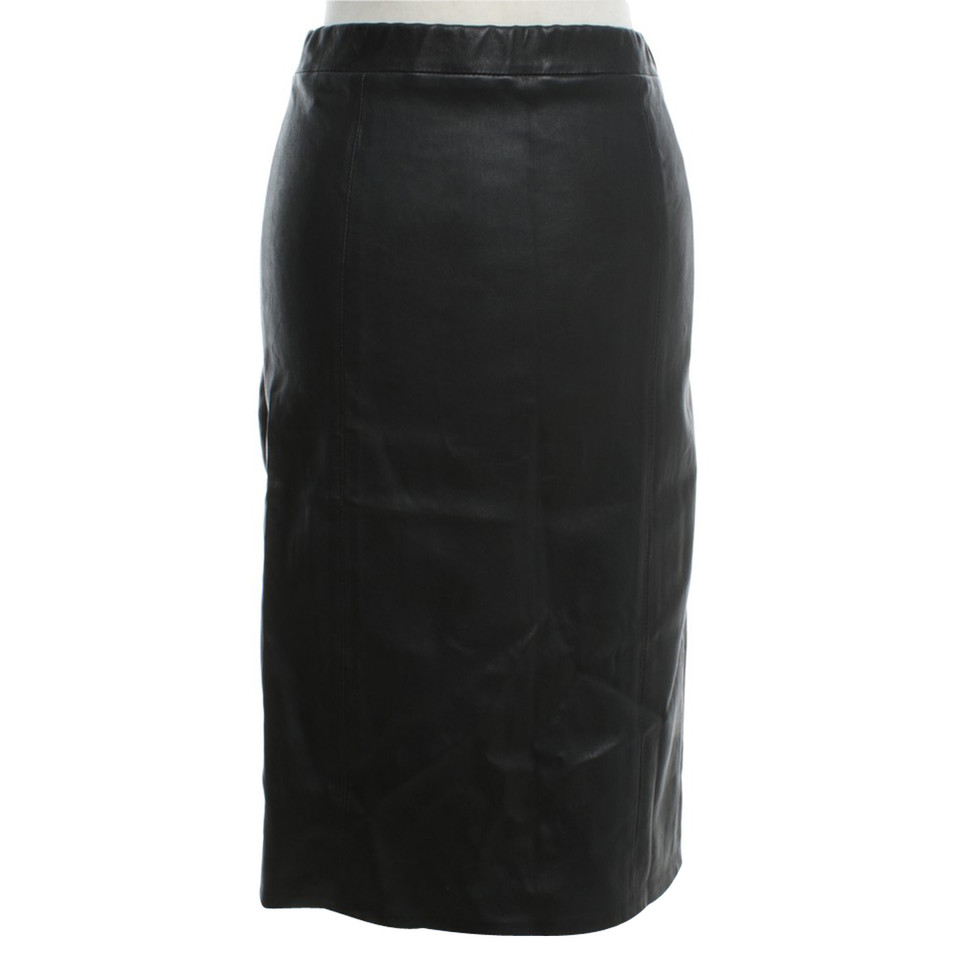 Arma leather skirt