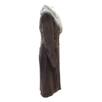 Karen Millen Leather coat in brown