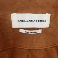 Isabel Marant Etoile Lederen jas in lichtbruin