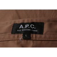 A.P.C. Rock aus Baumwolle in Braun