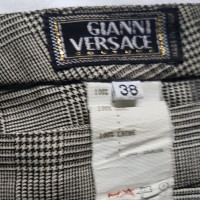 Gianni Versace trousers with checked pattern
