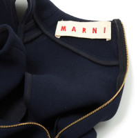 Marni Peplum top in blue / black