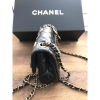 Chanel Medallion Leer in Zwart