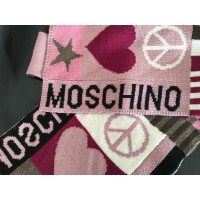 Moschino Love Scarf with jacquard pattern