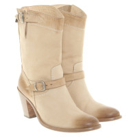 Belstaff Stivaletti in Pelle in Beige