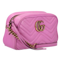 Gucci GG Marmont Camera Bag Small Leather in Pink