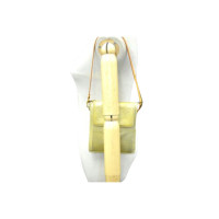 Louis Vuitton Mott aus Lackleder in Gelb