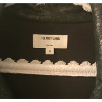 Helmut Lang Leren jas in zwart
