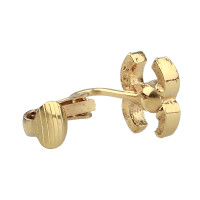 Chanel Boucles d'oreilles avec logo doré