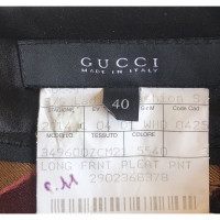 Gucci Pantalon avec contenu en soie