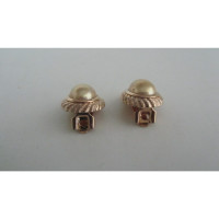 Christian Dior Gold colored ear clips