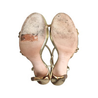 Alexander McQueen Golden sandals