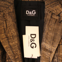 D&G Blazer in brown / gold
