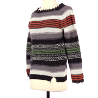 Maje Sweater with striped pattern