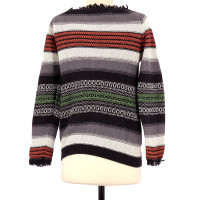 Maje Sweater met gestreept patroon