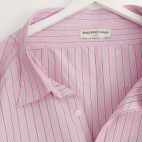 Balenciaga Blouse met overhemd en streeppatroon