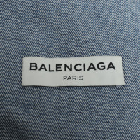 Balenciaga Jas/Mantel Katoen in Blauw