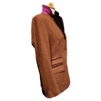 Etro Jacke/Mantel aus Wolle in Ocker