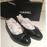 Chanel Ballerina's in zwart