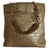 Versace Shopper made of crocodile leather